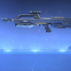 A spartan stares at a battle rifle in Halo Infinite.